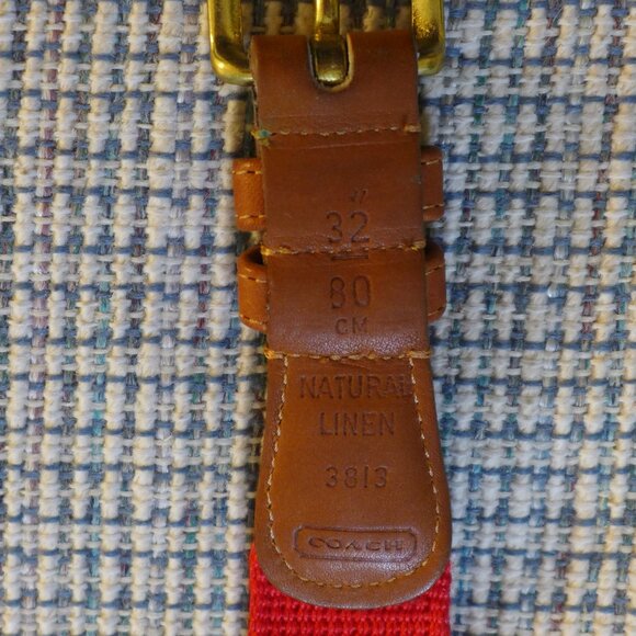 Coach Preppy Tab Belt 32" 3813 - Picture 3 of 5